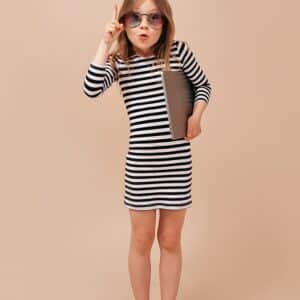 Asymmetric Dress in Black
