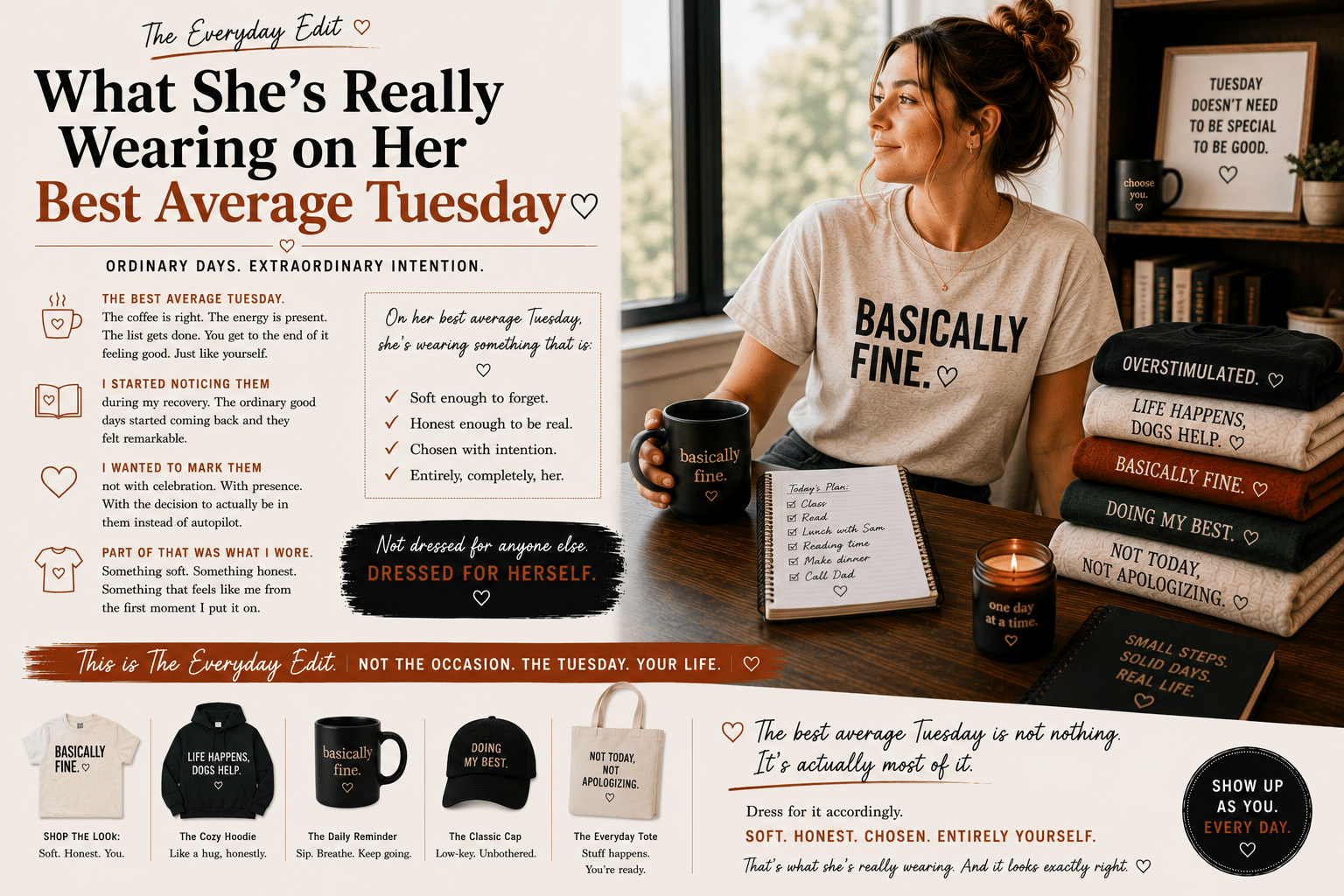 What She’s Really Wearing on Her Best Average Tuesday