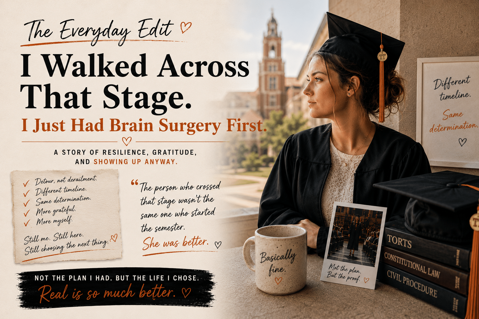 I Walked Across That Stage. I Just Had Brain Surgery First